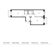 2-комнатная квартира площадью 68.5 кв.м, Ленинский проспект, 20 | цена 5 523 840 руб. | www.metrprice.ru