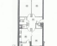 3-комнатная квартира площадью 90.5 кв.м, Ходынская улица, 2с1 | цена 14 609 708 руб. | www.metrprice.ru