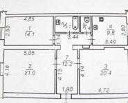 3-комнатная квартира площадью 81 кв.м, Народная ул., 11С1 | цена 25 500 000 руб. | www.metrprice.ru