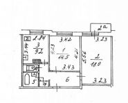 2-комнатная квартира площадью 54.2 кв.м, Шестая улица, 15 | цена 7 740 000 руб. | www.metrprice.ru