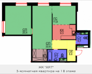 3-комнатная квартира площадью 85.9 кв.м, Авангардная, корп.5 | цена 8 246 400 руб. | www.metrprice.ru