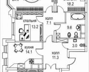 4-комнатная квартира площадью 129 кв.м, Авиационная ул., 77К2 | цена 31 067 004 руб. | www.metrprice.ru