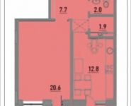 1-комнатная квартира площадью 55.1 кв.м, Талдомская улица, 17к1 | цена 5 730 400 руб. | www.metrprice.ru