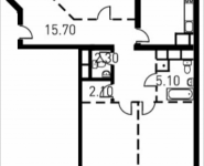 3-комнатная квартира площадью 110.4 кв.м, 1-й Нагатинский пр-д, корп.206 | цена 20 959 328 руб. | www.metrprice.ru