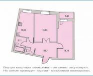 2-комнатная квартира площадью 55 кв.м, Парковая ул., ВЛ18 | цена 5 282 000 руб. | www.metrprice.ru