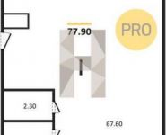 2-комнатная квартира площадью 77.9 кв.м,  | цена 5 193 980 руб. | www.metrprice.ru