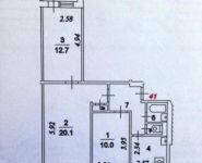 3-комнатная квартира площадью 60 кв.м, Академика Миллионщикова ул., 13К2 | цена 9 300 000 руб. | www.metrprice.ru