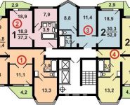 1-комнатная квартира площадью 38.8 кв.м, Главмосстроя ул., 23 | цена 4 905 000 руб. | www.metrprice.ru