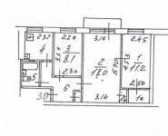 3-комнатная квартира площадью 55 кв.м, 1-й микрорайон, 1 | цена 7 500 000 руб. | www.metrprice.ru