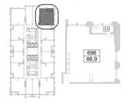 3-комнатная квартира площадью 66 кв.м, Складочная улица , д. 1, корп. С1 | цена 15 695 635 руб. | www.metrprice.ru