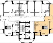 3-комнатная квартира площадью 75.72 кв.м, Северное ш, 14Б | цена 4 050 263 руб. | www.metrprice.ru