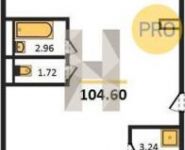 3-комнатная квартира площадью 104.6 кв.м, Попов пр., 4 | цена 30 320 400 руб. | www.metrprice.ru